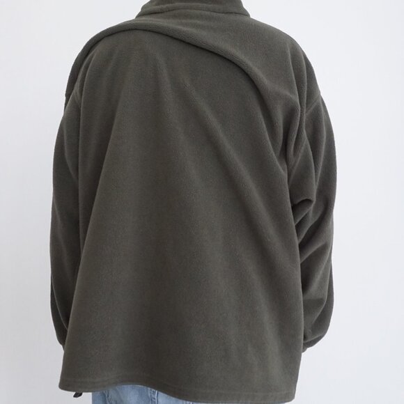 Vintage '90S Winchester Sportsman Hunter Green Fleece Zip Up Sweater 2XL - Picture 2 of 9